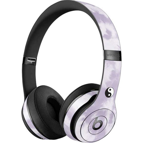 Purple and White Tie Dye Beats Solo 3 Wireless Skin